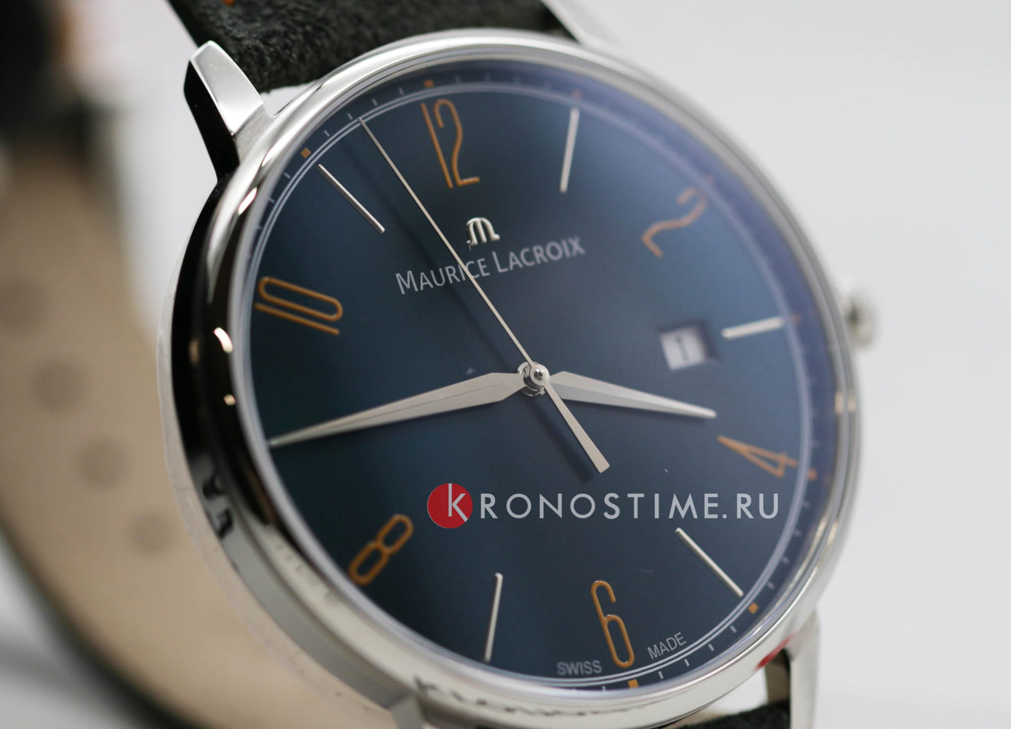 Maurice Lacroix EL1118-SS001-620-5 женские часы застежка крупным планом